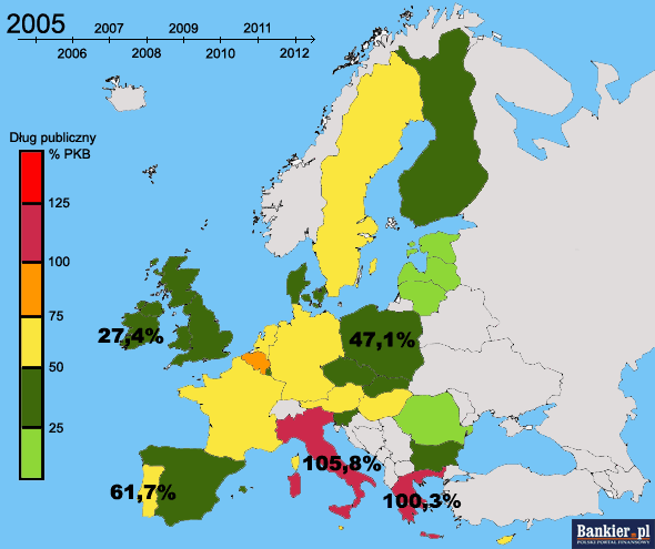 Dług publiczny - Unia Europejska