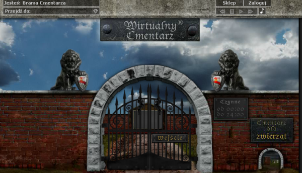 wirtualny cmentarz