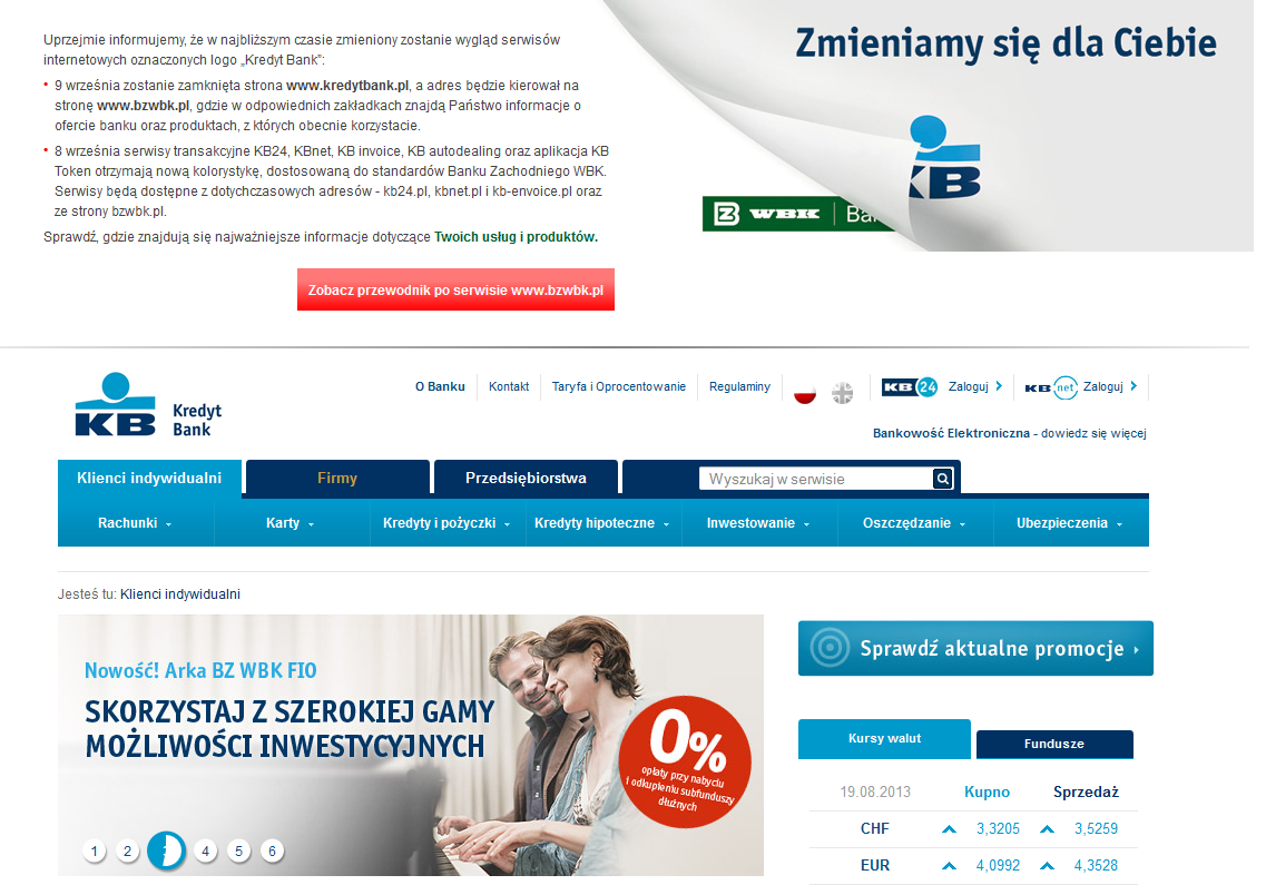 Kredyt bank Bank zachodni wbk